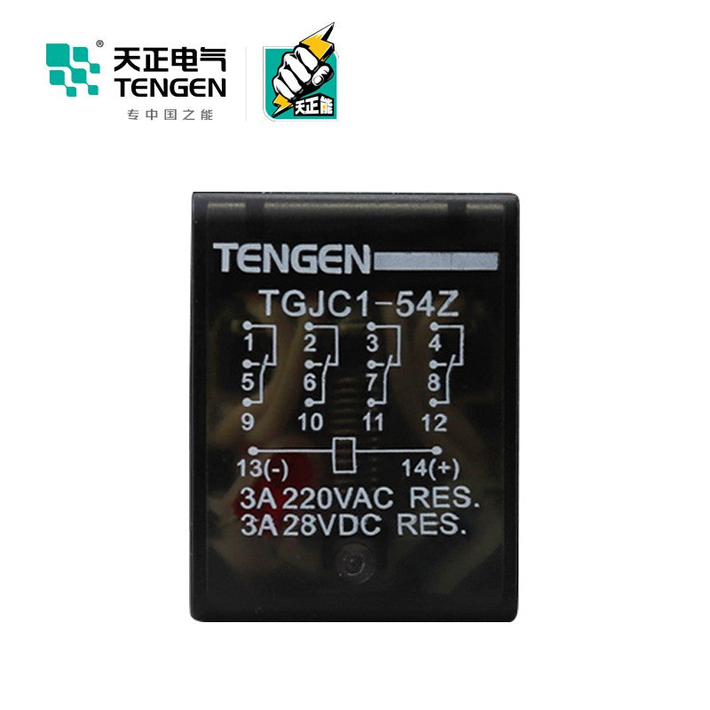 Tianzheng Electric TENGEN TGJC1-54Z D24V small electromagnetic relay intermediate relay 340040400093