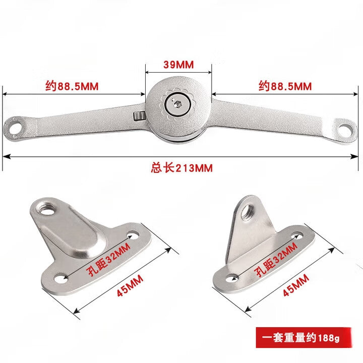 Tiger Pavilion support rod, cabinet gas spring lift-up door pneumatic spring telescopic rod, free-stop pull rod, door closer hydraulic rod