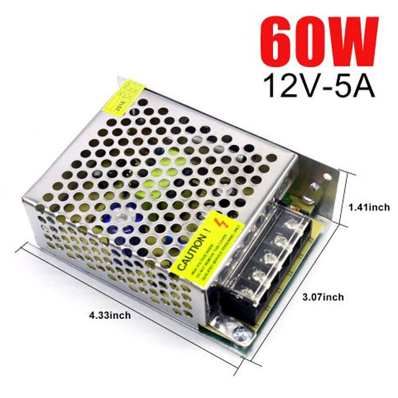 Ouhuayuan AC-DC to DC 110V-220V to 5V, 12V, 24V, 48V high-power step-down module 12V 5A 60W
