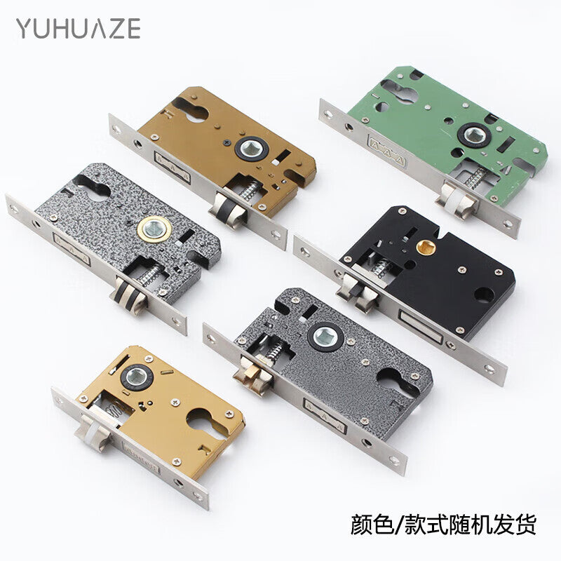 Yuhuaze Stainless Steel Lock Body Large 50 Lock Body Double Tongue 160mm Length Interior Door Home Bedroom Lock Tongue Door Lock Interior Lock Body Wooden Door Lock Room Door Lock Body Accessories