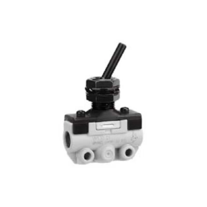 SMC two-position three-way mechanical control valve; VM130-01-08A