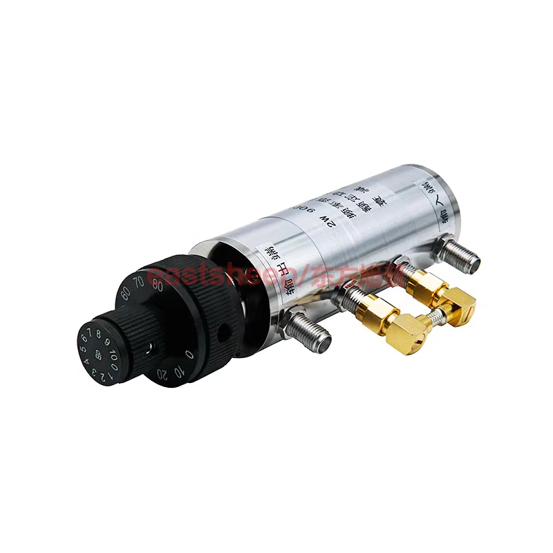 Eastsheep RF Adjustable Step Attenuator 2W SMA-KK Female Adjustable 0-60dB Dual Knob Type 0-6GHz