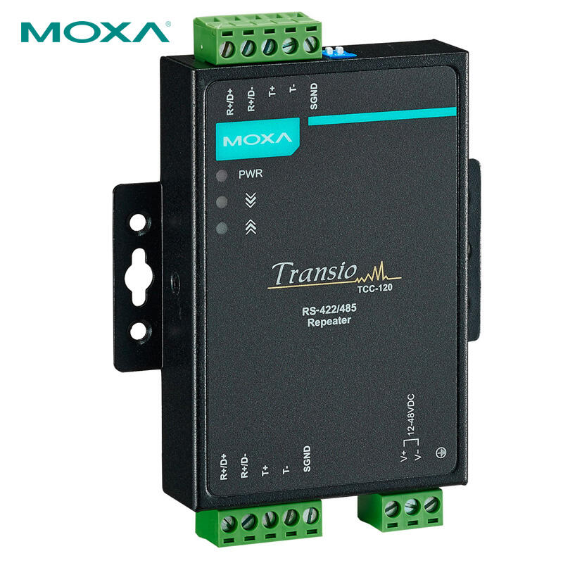 Moxa isolated RS-422/485 repeater, photoelectric isolation: 2KV; TCC-120I