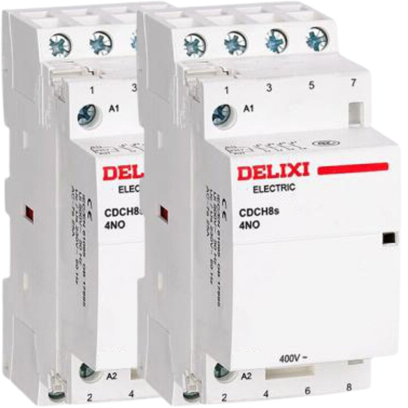 DELIXI ELECTRIC CDCH8s16 16A 4P 4NO Contactor 220-240V
