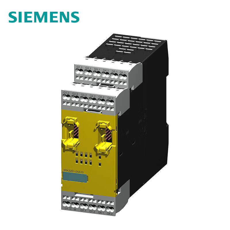 Siemens expansion module for modular safety system 3RK34/8F-RO, 24VDC/2A, 45mm structural width cage card terminal, no connecting cable; 3RK32512AA10