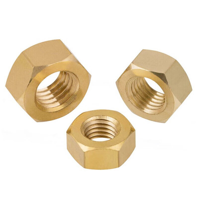 Winstein 62 Brass External Hex Nut DIN934 M8 (20 pieces) Hex Brass Nuts and Sheets WSX227