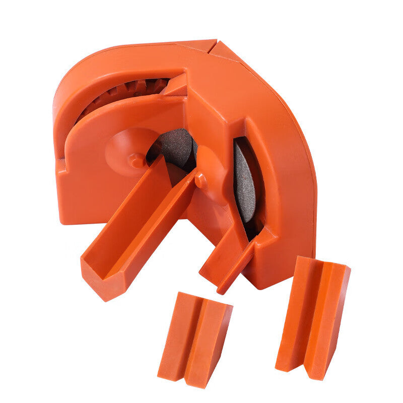 Orange Central Style Drill Bit Sharpening Tool, Multi-functional Twist Drill Sharpening Tool, Milling Cutter Sharpening Tool, Kitchen Knife Sharpening and Grinding Tool, Portable for Home Use