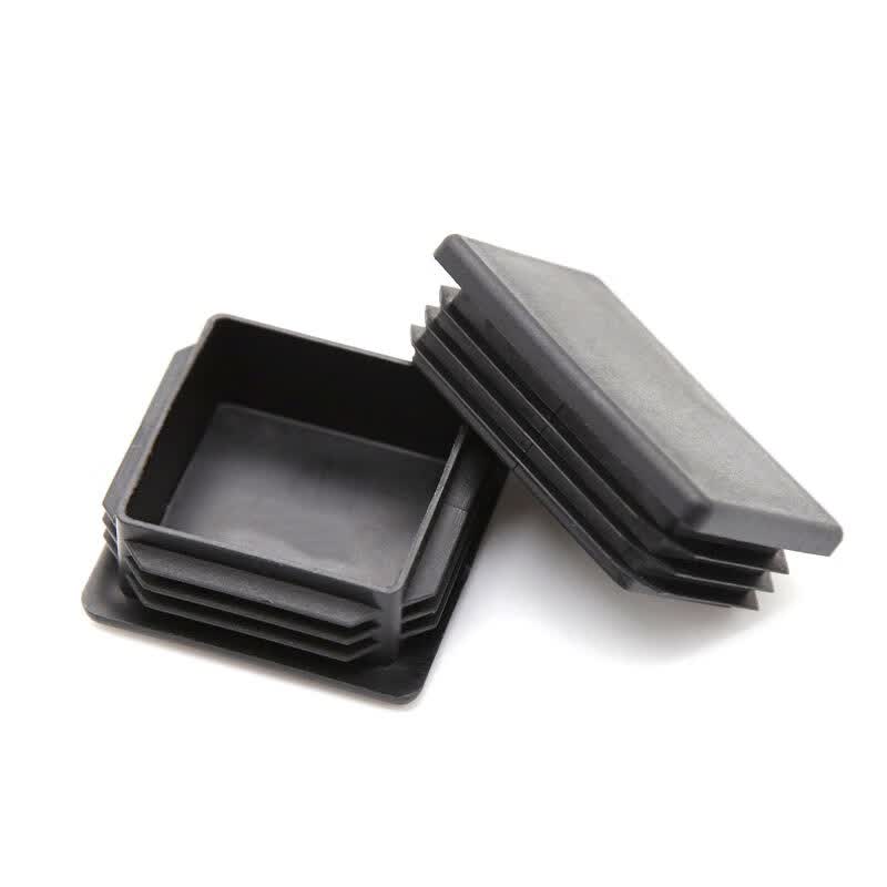 Bingyu BYll-02 Table and Chair Leg Covers and Pads, Plastic Square Tube with Stainless Steel Inner Plug, Square Plug 38*38mm, 100 pieces/pack