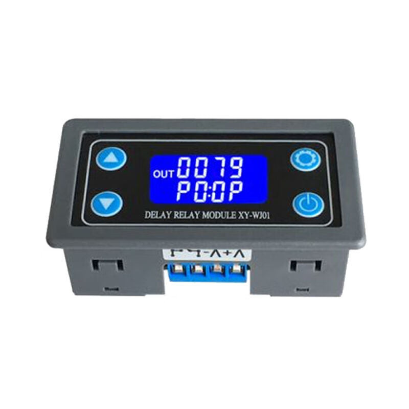 Ouhuayuan One-way time relay module delay trigger timing disconnect circuit cycle control switch XY-WJ01