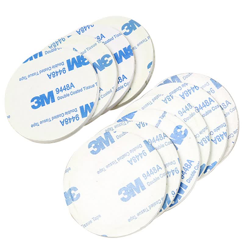 Haisdike HKW-110 Double-Sided Adhesive Tape (100 pieces) Die-cut and stamped sealing tape, double-sided adhesive, nameplate shock-absorbing durable adhesive, strong double-sided adhesive, square 25mm*20mm