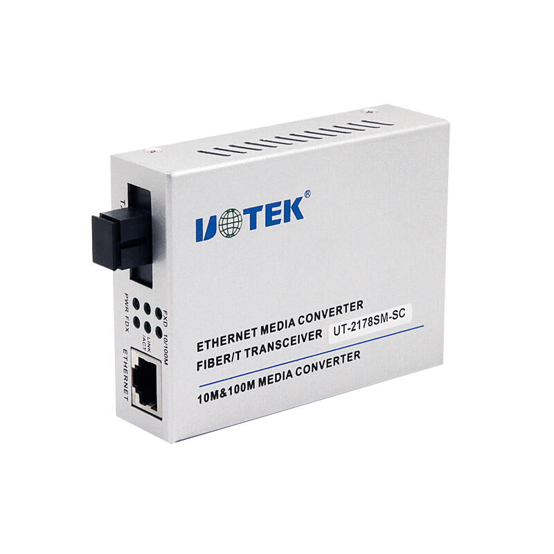 UOTEK network single-mode single-fiber optical transceiver 100M adaptive (transmission 20KM); UT-2178SM
