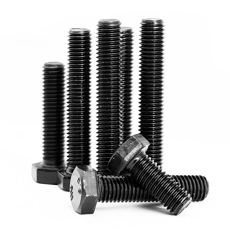 Haisdic HK-41 8.8 grade blackened and quenched GB5783 full thread external hex bolt, hex head bolt, hex screw M20*35 (10 pieces)