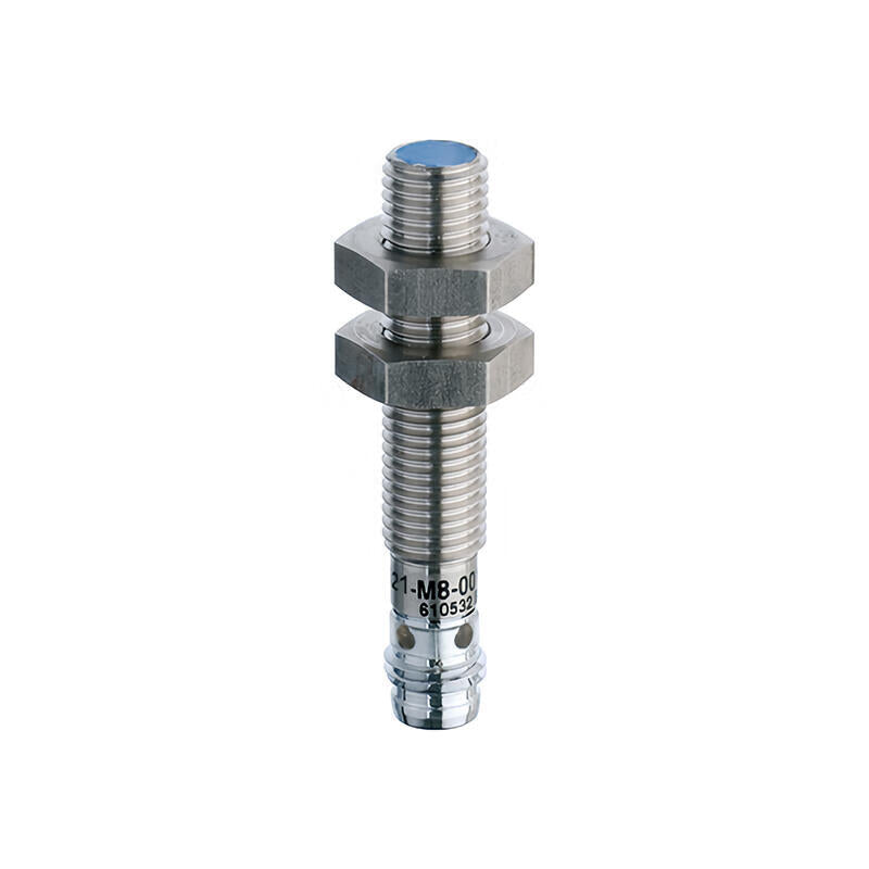 Contrinex Enhanced sensing distance, (quasi) flush cylindrical inductive proximity sensor; DW-AS-621-M8-001
