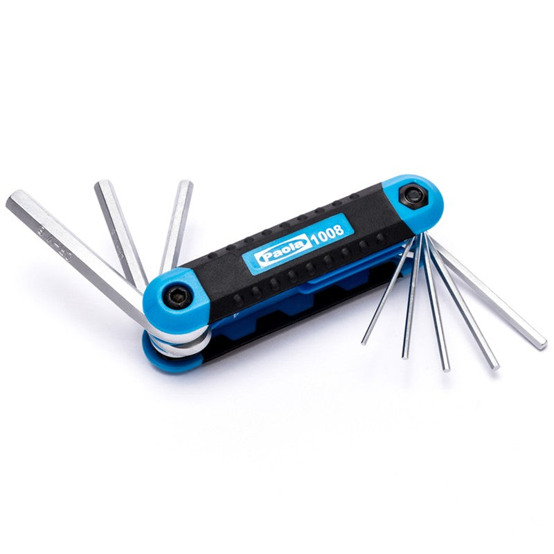 Paola Hexagonal Wrench Tool Set Hexagonal Screwdriver 8-piece Folding Metric Hexagonal Wrench Hexagonal Wrench 1008