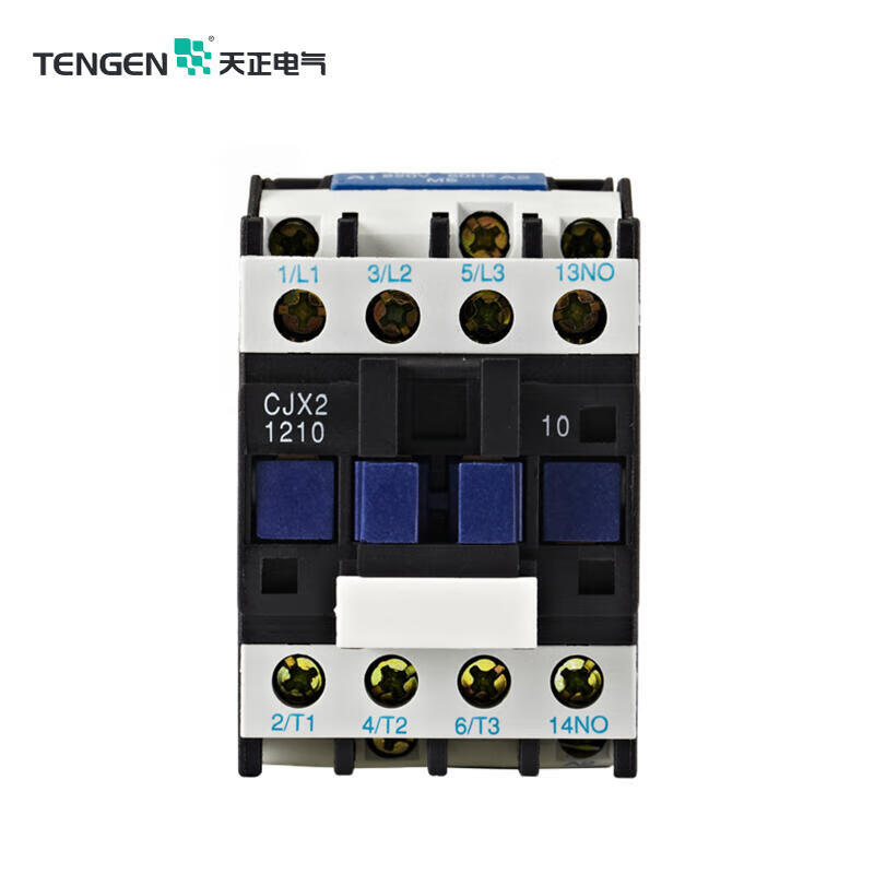 Tianzheng AC contactor rated current 12A coil voltage AC110V; CJX2-1210 110V