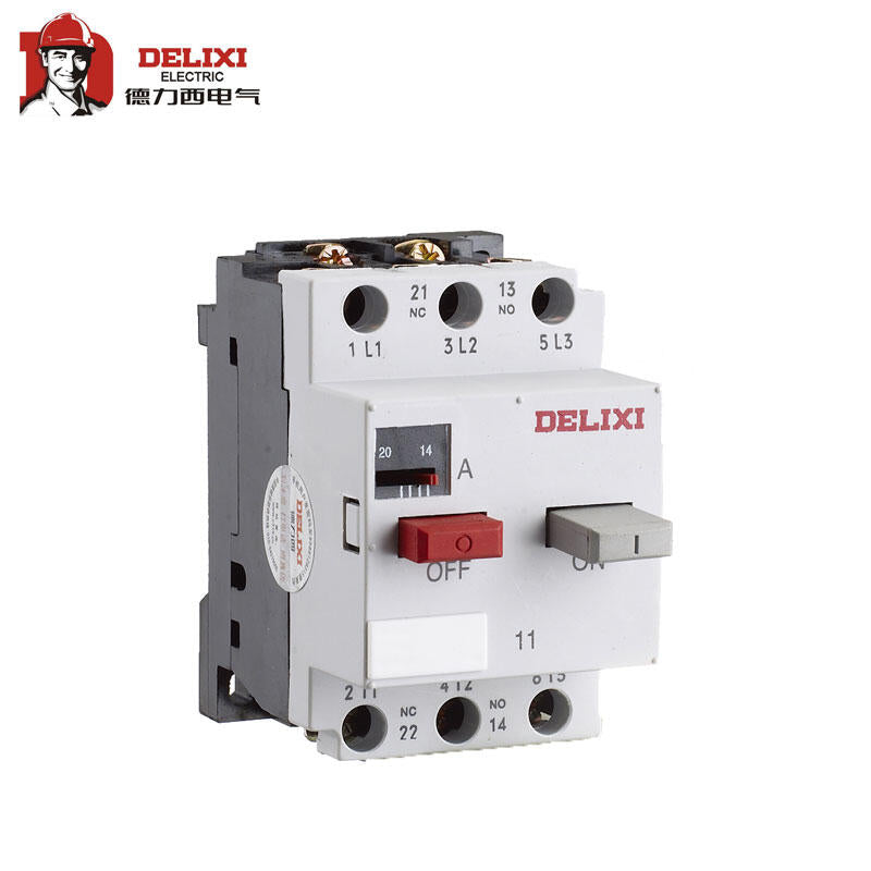 Delixi Electric motor circuit breaker; DZ108-20 10A two normally open
