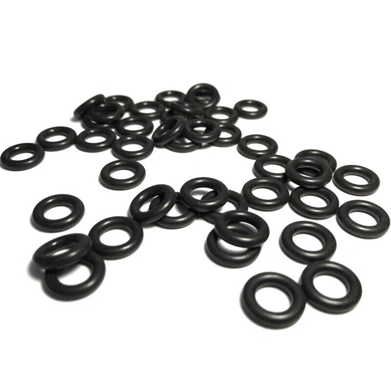 Haisdic HKW-115 Black Waterproof and Oil-Resistant O-Ring, Outer Diameter 5*1mm (100 pieces), Nitrile O-Ring Seal (Pricing Unit: Set)