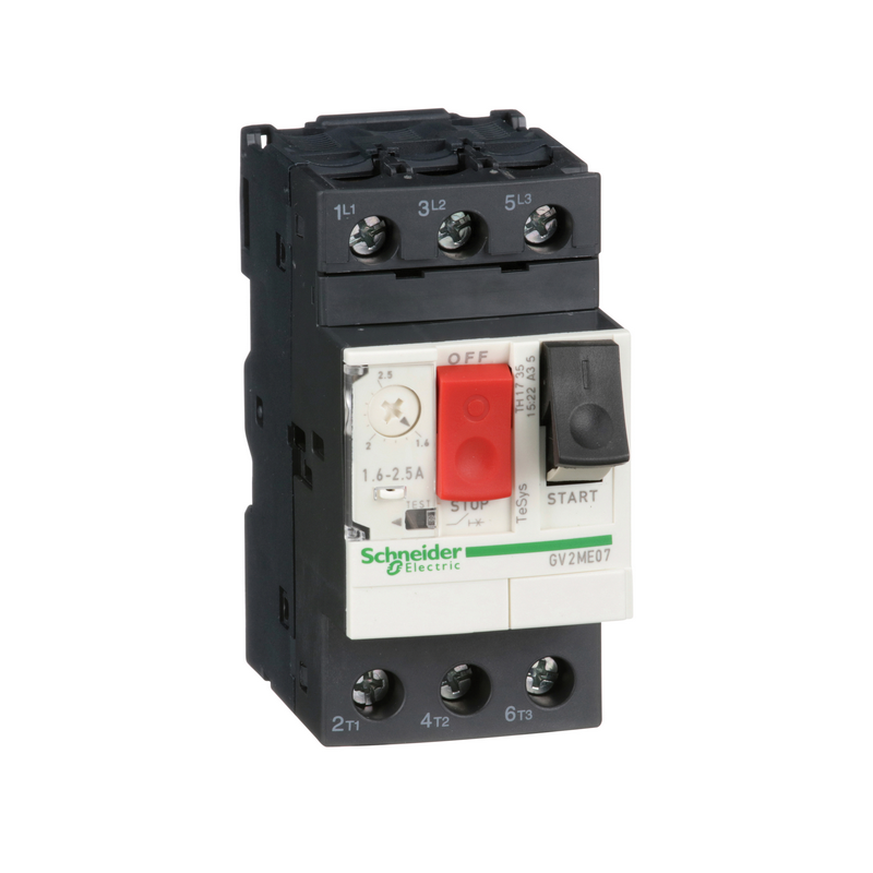 Schneider TeSys Thermal Magnetic Circuit Breaker 1.6-2.5A