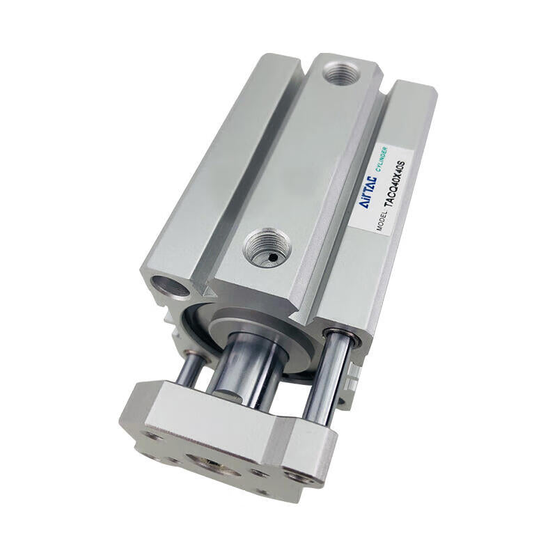 AirTAC ultra-thin cylinder, double acting, with guide rod, with magnet ring; TACQ100X75S