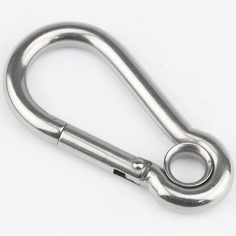 Jingu Lao 304 Stainless Steel Spring Buckle, Safety Buckle Connector, Lifting Hook, Spring Hook M10 (with female)