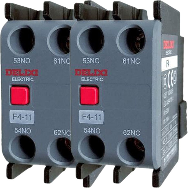 DELIXI ELECTRIC contactor F4-11 top auxiliary contact RoHS/can be customized