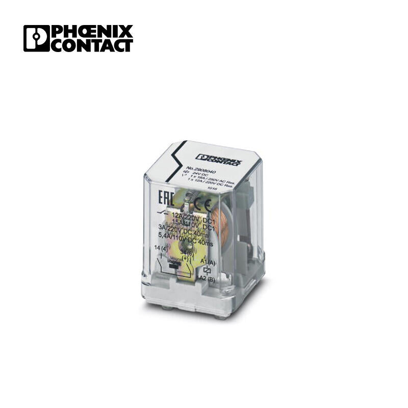 Phoenix High-Power Relay with Power Contacts REL-PR1-24DC/1/MB