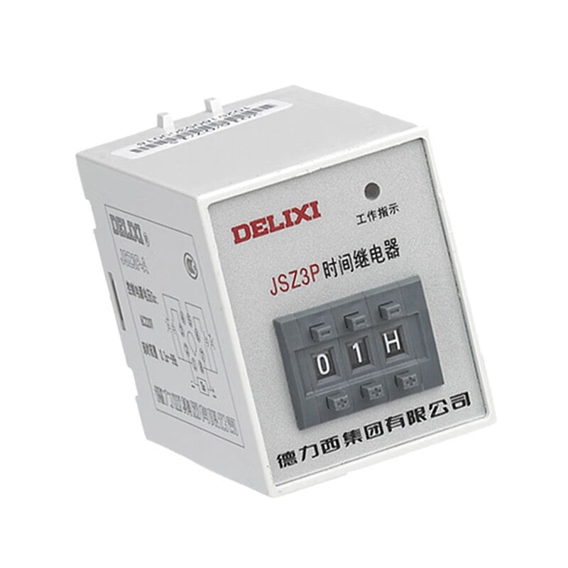 DELIXI ELECTRIC electronic time relay JSZ3P-1A 1 second-999 seconds 220V/piece