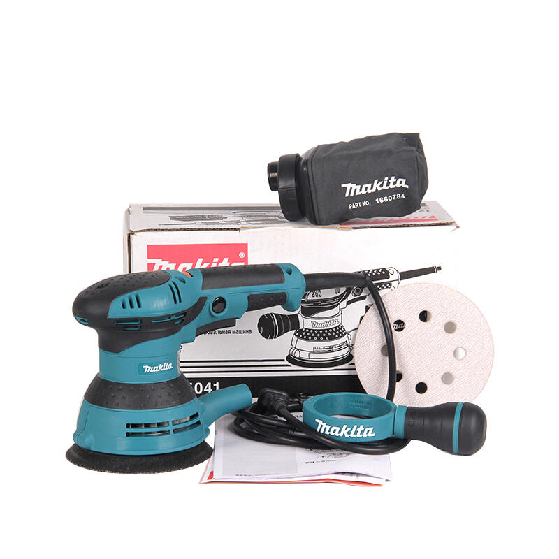 Makita Orbital Sander 125mm, 18V Max, 300 grit, 1200 RPM, BO5041