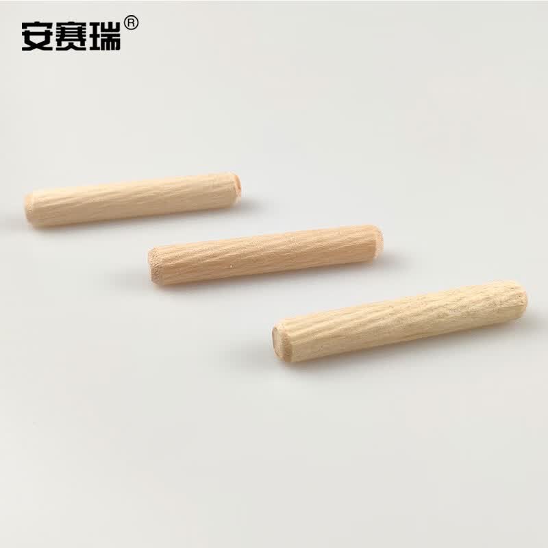 Anselry Round Dovetail Furniture Connector with 500 Wooden Plugs, Nails, Wedges, Sticks, and Pole-shaped Pole, M8x40mm, 5D00091