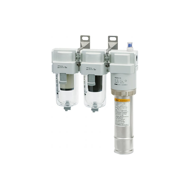 SMC air combination components, air filter + pressure reducing valve + oil mist collector; AC40-04DG-VA