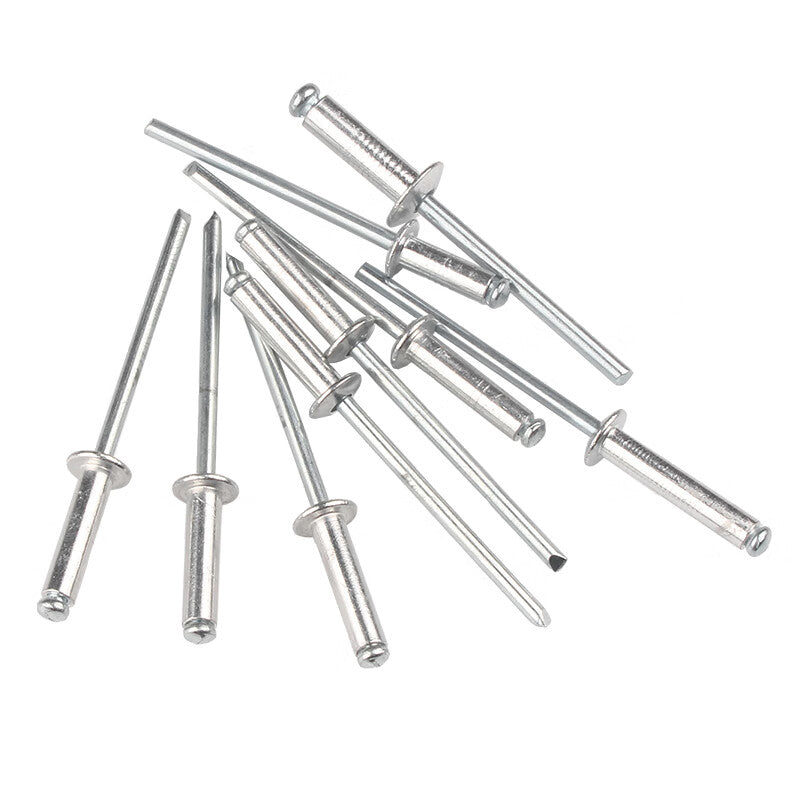 Merio Aluminum Blind Rivets, Round Head Open Type, 4*10 per box (1000/box)