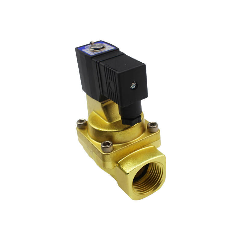 AirTAC internal pilot fluid control valve, normally open, DIN socket type; 2KW25025B