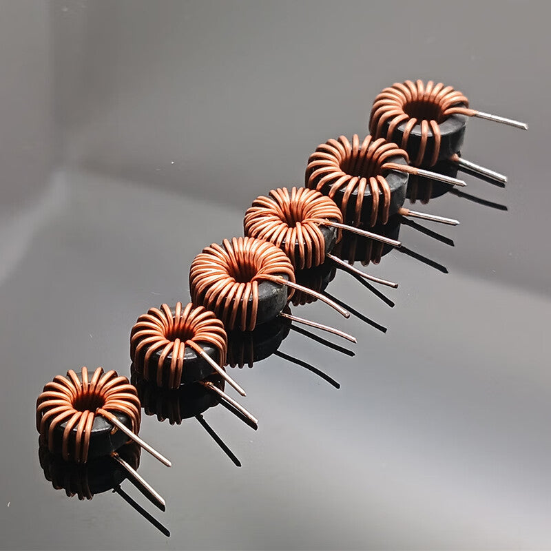 Huijun Vertical Inductor, High Current Power Inductor with Magnetic Ring, Through-hole Vertical Inductor, 22uH, 0.8mm Wire Diameter, 7A - 10pcs per pack