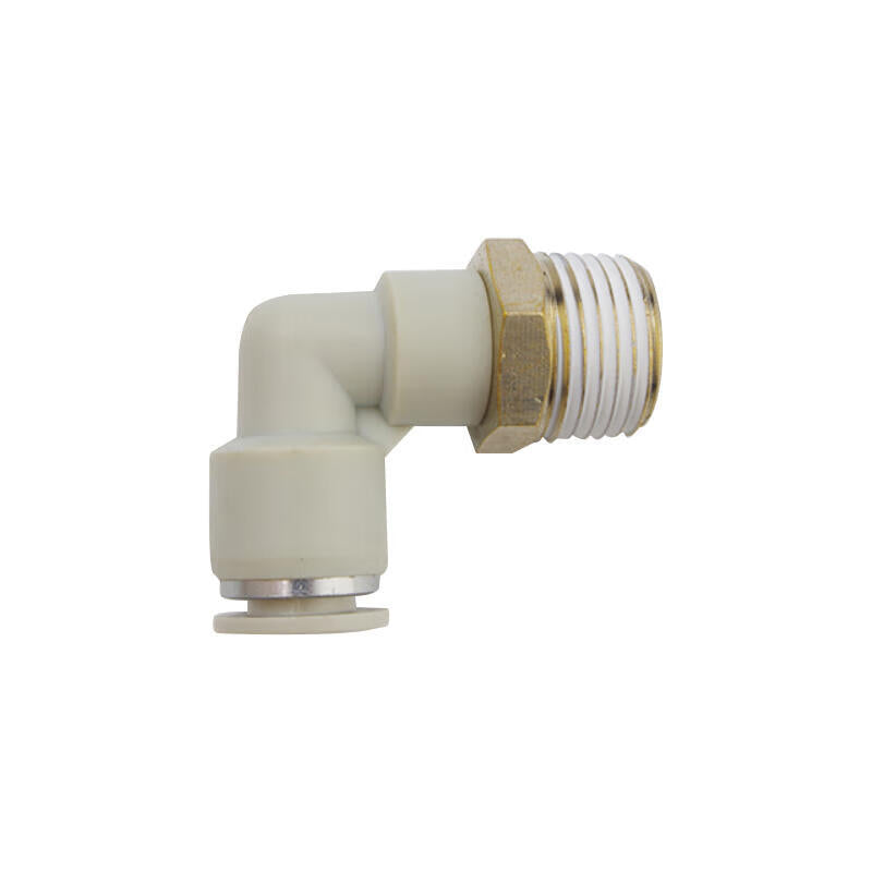 AirTAC L-Type Threaded Pipe Fitting M5 for φ6mm Pipe - X-APL6M5