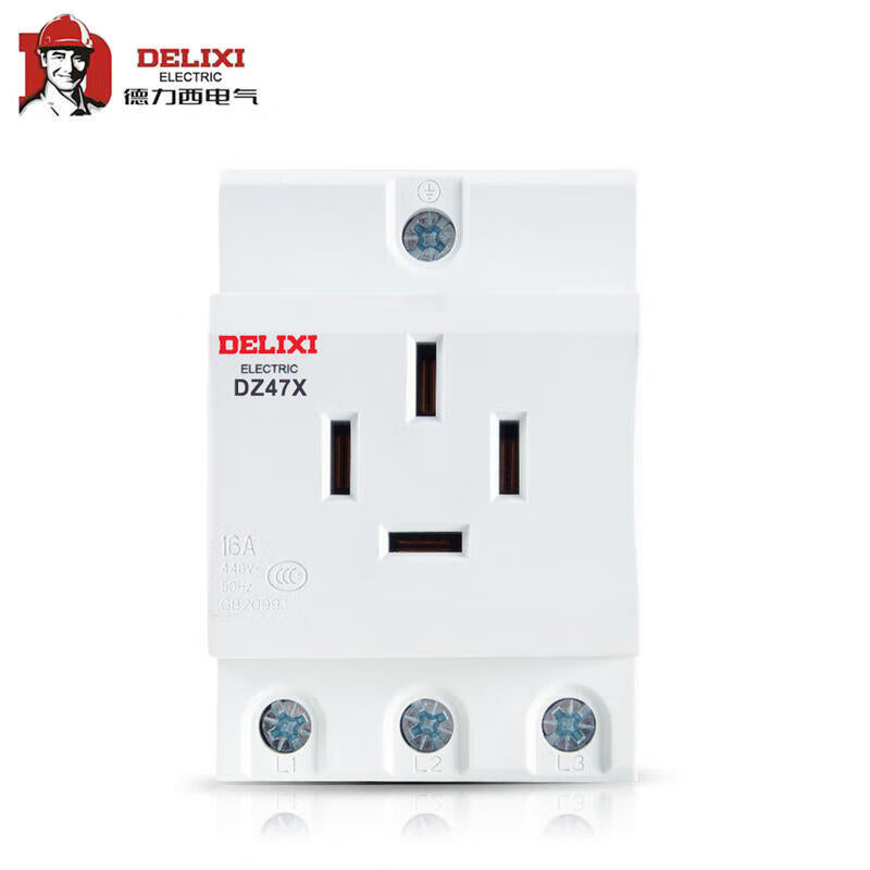 Delixi Electric modular socket; DZ47X three-phase four-pole 16A