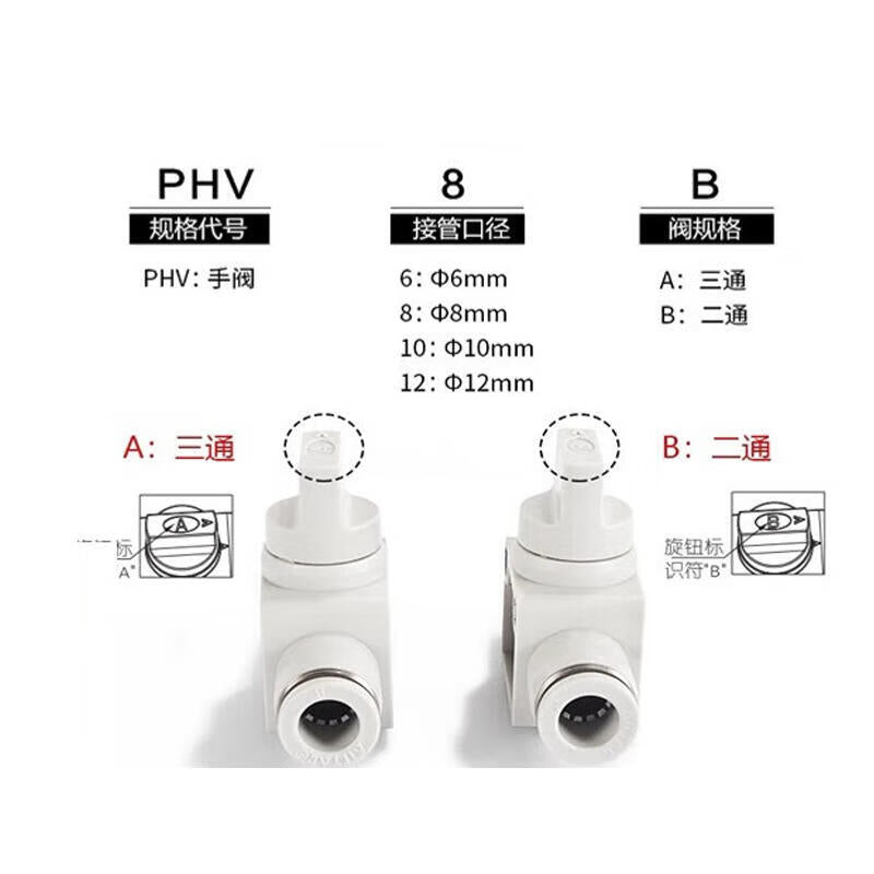 AirTAC Hand Valve; PHV8B