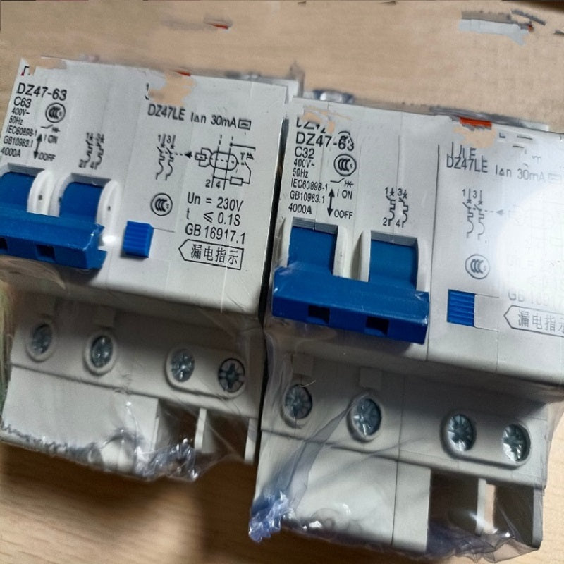 DELIXI AA leakage switch circuit breaker DZ47LE 63 type 2P 20A