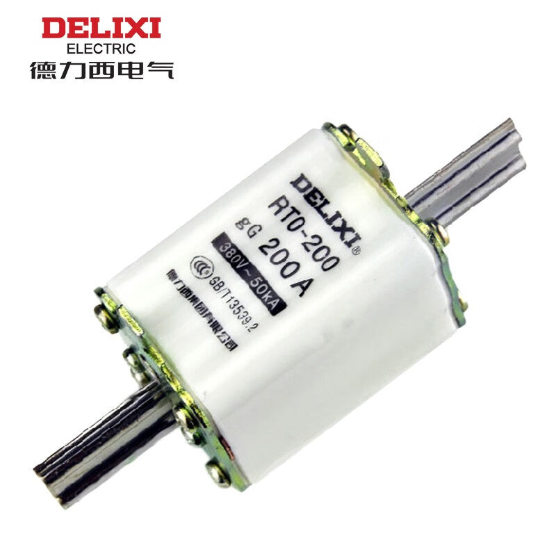 Delixi RT0 Knife 200 200A 50KA gL/gG 380VAC RT0200T200 fuse body
