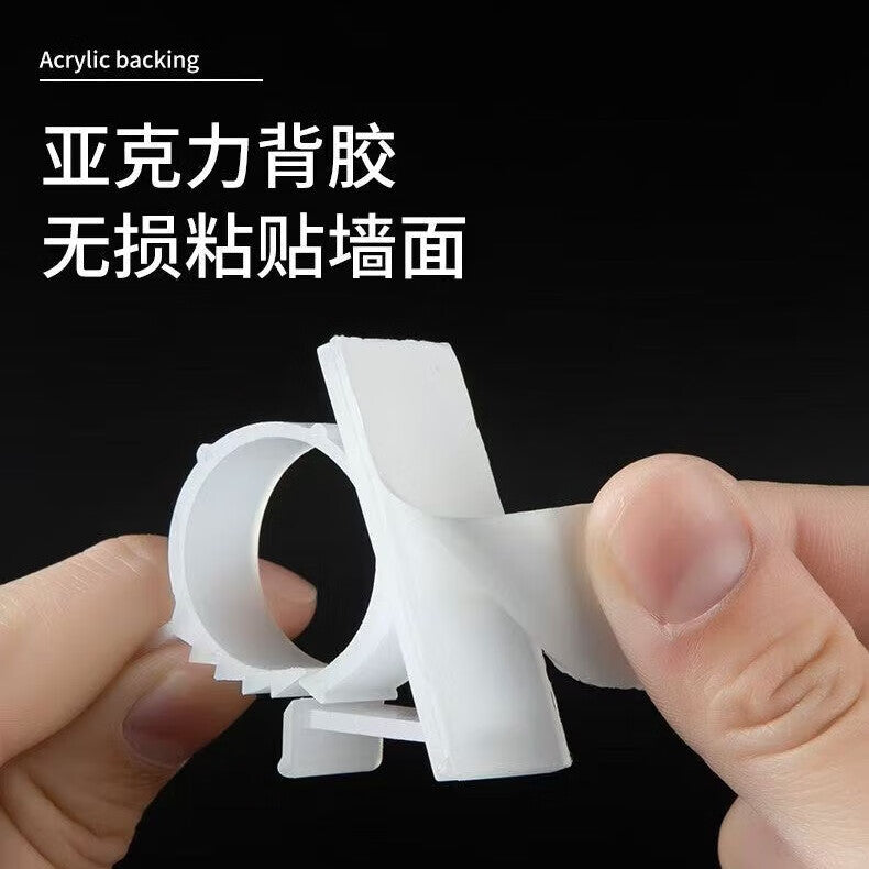 Shengduoshan no-drill water pipe fixing clips and gas pipe fixing clips to prevent pipe falling off, 15-19mm.