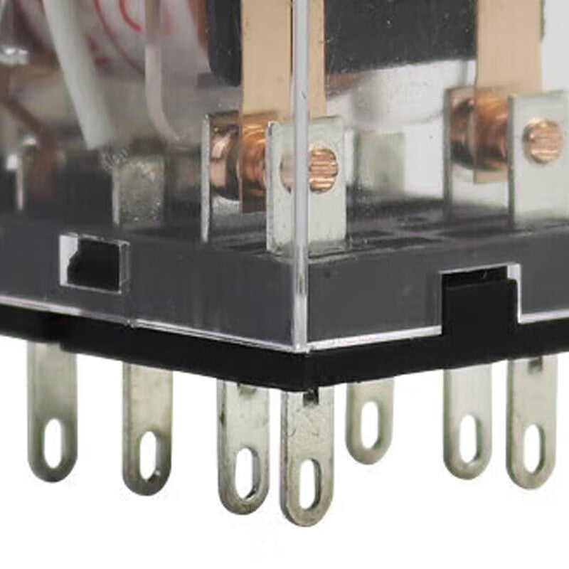 Chint small medium power electromagnetic relay AC 220VAC 2NO+2NC 5A JZX-22F(D)/2Z plugged into DC220V