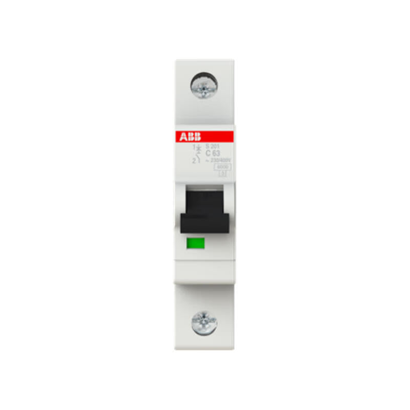 ABB S200 series miniature circuit breakers; S201-C63