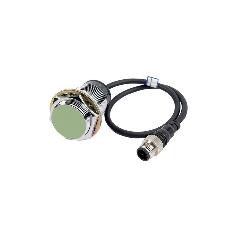 Autonics inductive cylindrical proximity switch 3-wire M12 connector detection distance 10mm NPN; PRW30-10DN2
