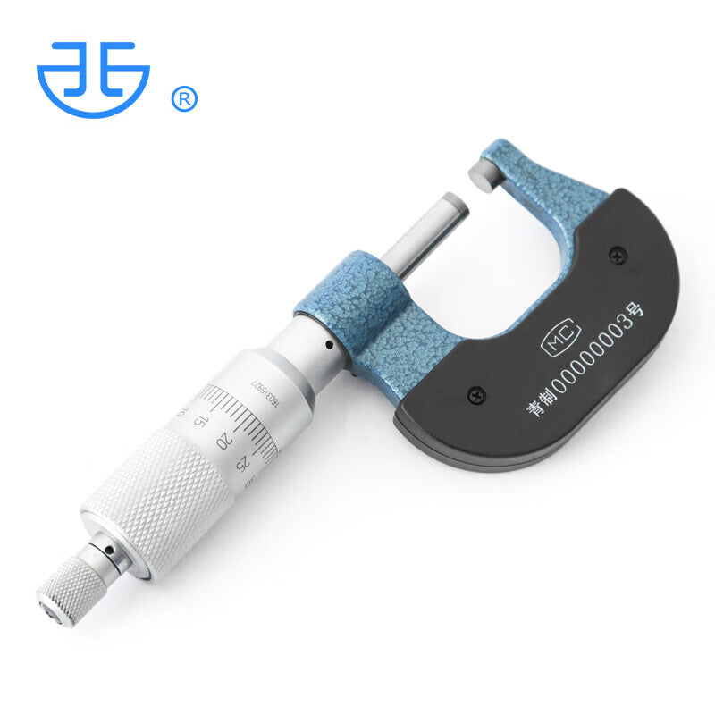 Northwest China, Qinghai Province, Micrometer, Parallax-free Outside Micrometer, Alloy Inlaid, High Precision 0.001mm, 112-01-110/Measuring Range 0-25mm
