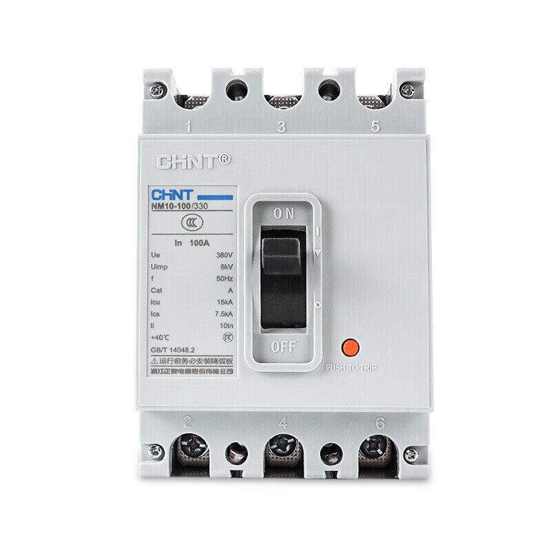 Chint NM10-100/330-80A Plastic Case Circuit Breaker 3P