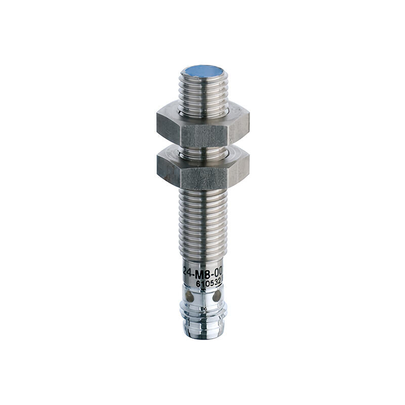 Contrinex Enhanced sensing distance, (quasi) flush cylindrical inductive proximity sensor; DW-AS-624-M8-001