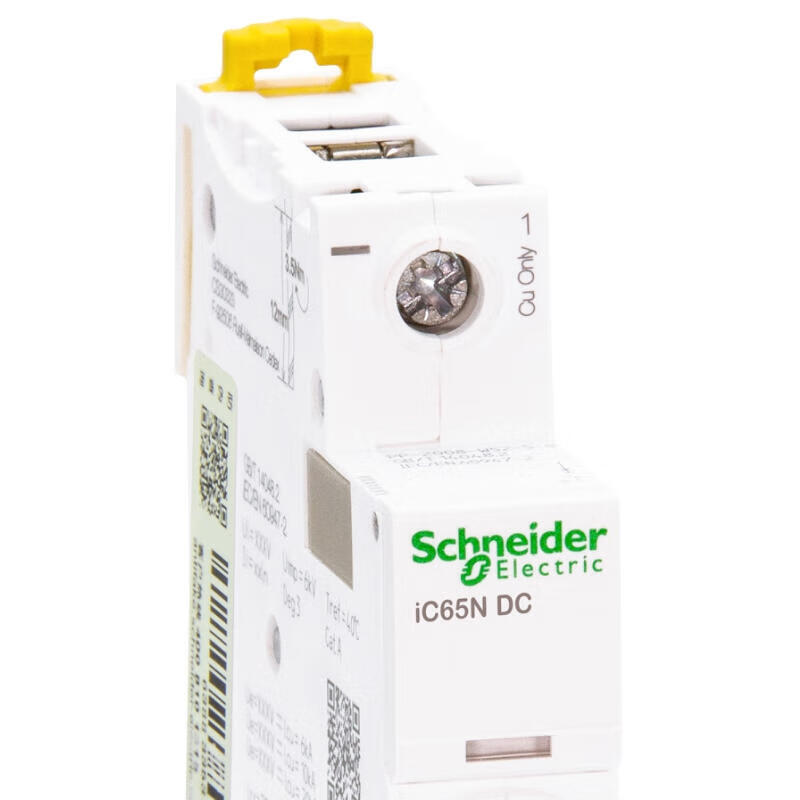 Schneider Electric miniature circuit breaker, Acti9 iC65N DC 1P C 6A MCB