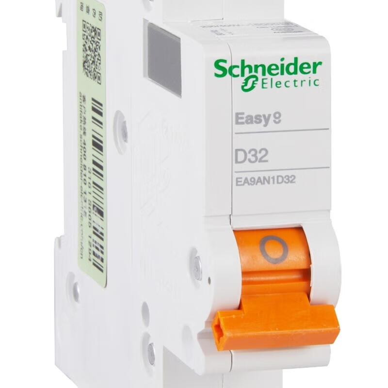 Schneider Electric miniature circuit breaker, EA9AN 1P D32A; EA9AN1D32