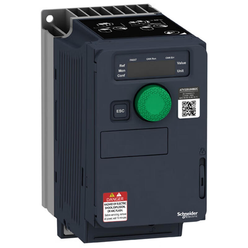 Schneider Electric single phase inverter, compact; ATV320 1.5kW 220V single phase
