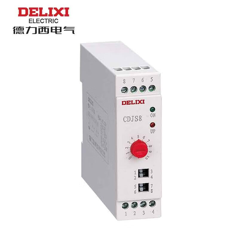 Delixi CDJS8 0.95A 24VAC/DC Power On Delay Time Relay