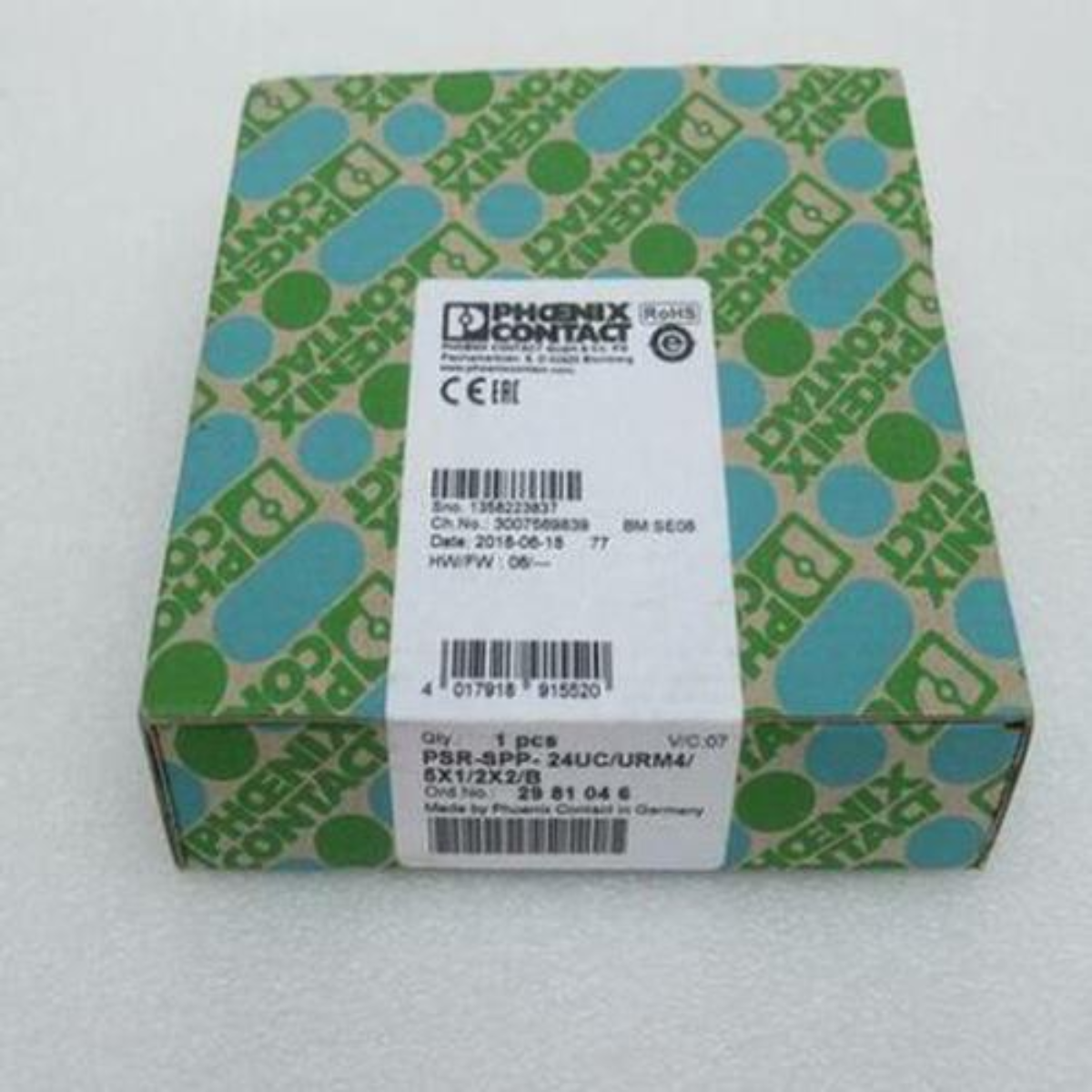 1pcs PHOENIX CONTACT Relay Expansion Module 2981046 PSR-SPP- 24UC/URM4/5X1/2X2/B